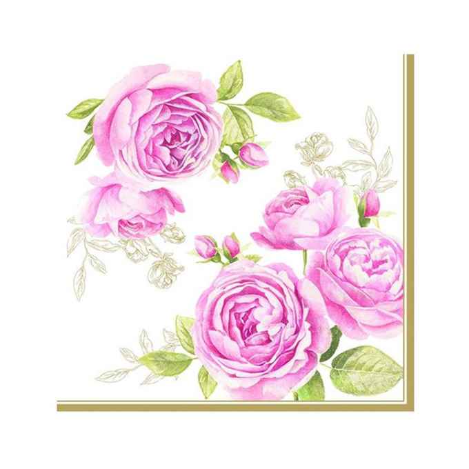 Pack of 20 paper napkins 3 ply