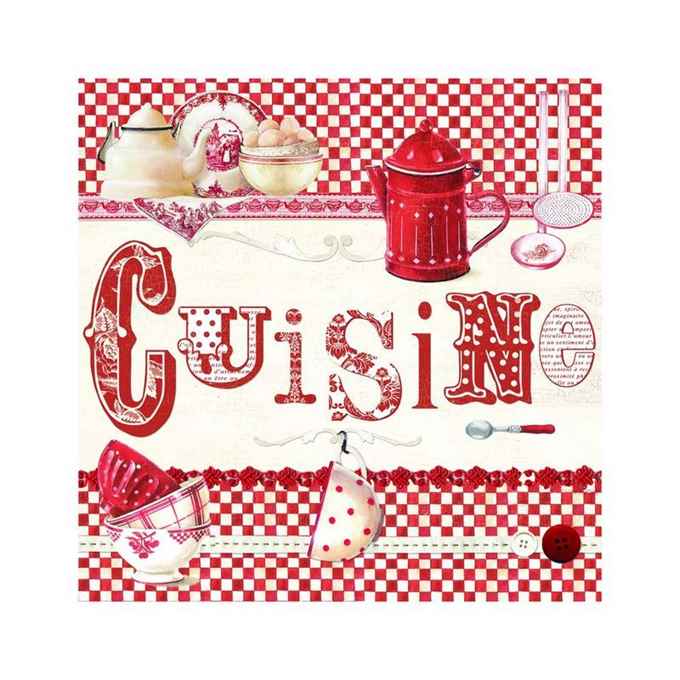 Pack of 20 paper napkins 3 ply