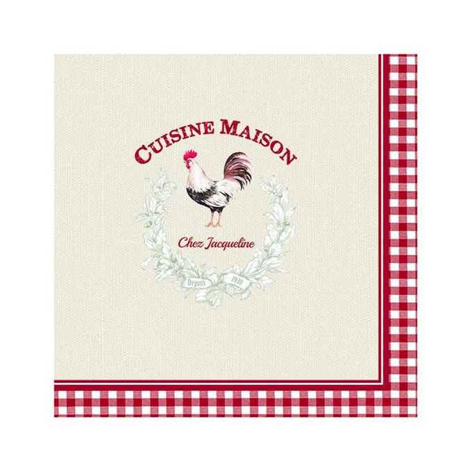 Pack of 20 paper napkins 3 ply