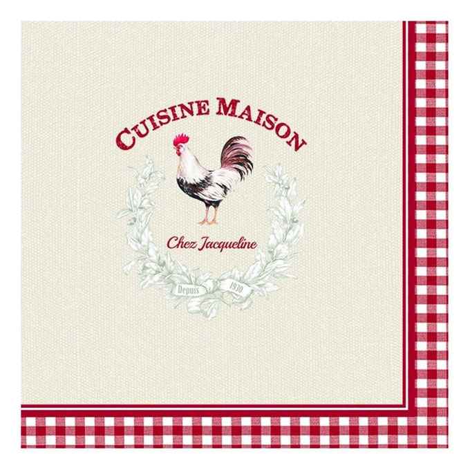 Pack of 20 paper napkins 3 ply