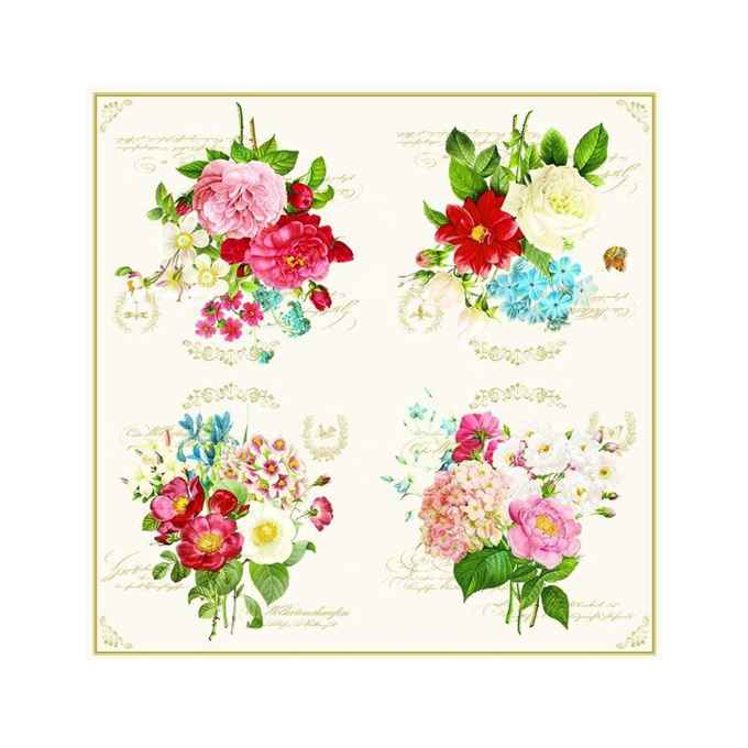 Pack of 20 paper napkins 3 ply