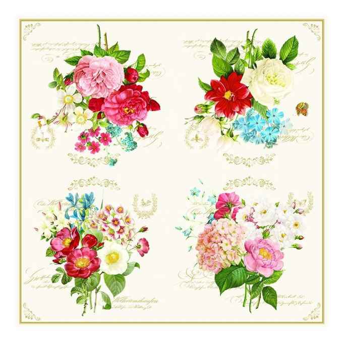 Pack of 20 paper napkins 3 ply