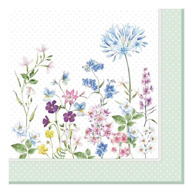 Pack of 20 paper napkins 3 ply