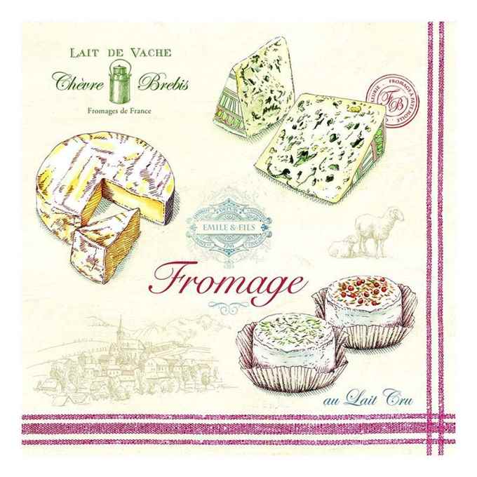 Pack of 20 paper napkins 3 ply