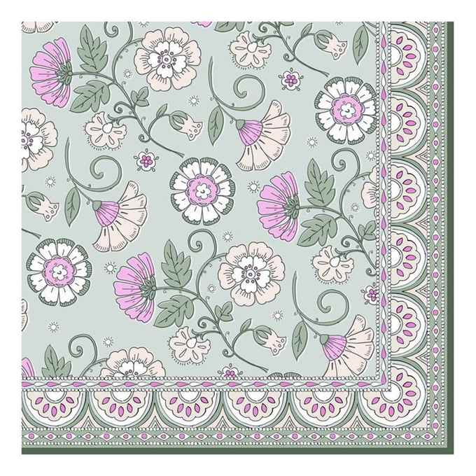 Pack of 20 paper napkins 3 ply