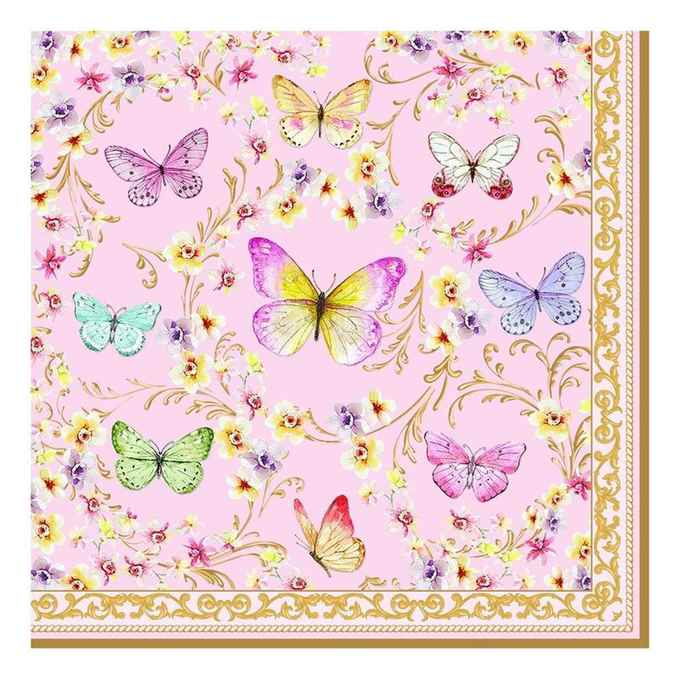 Pack of 20 paper napkins 3 ply