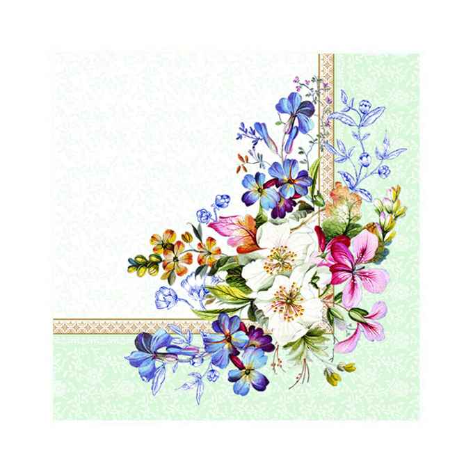 Pack of 20 paper napkins 3 ply
