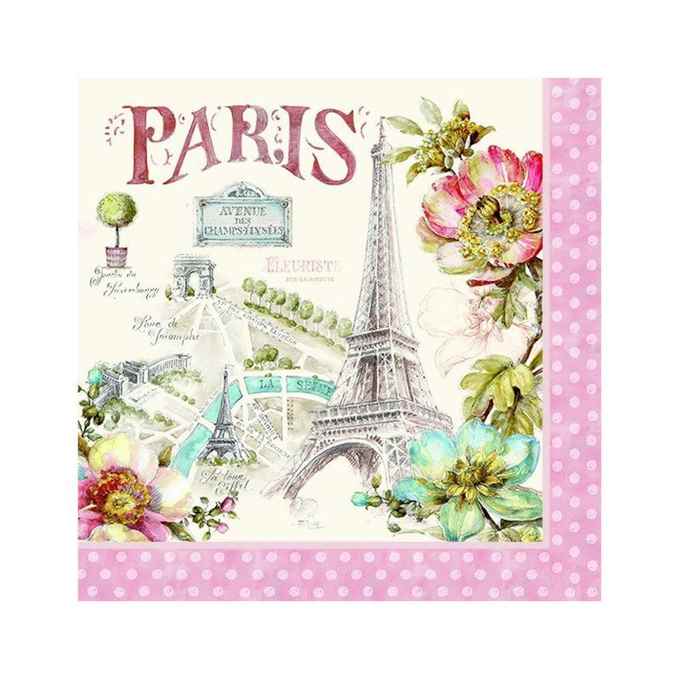Pack of 20 paper napkins 3 ply
