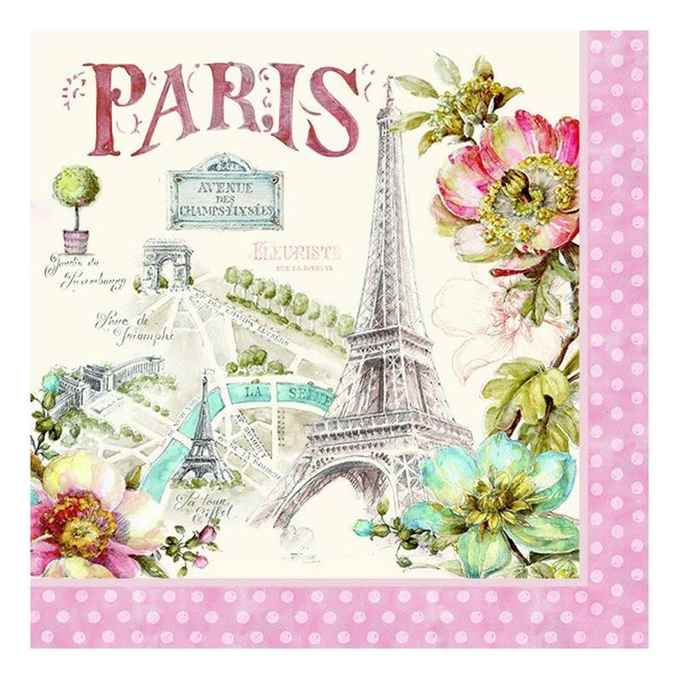 Pack of 20 paper napkins 3 ply