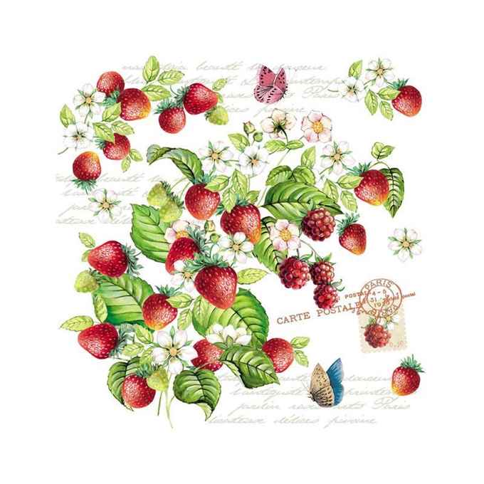 Pack of 20 paper napkins 3 ply
