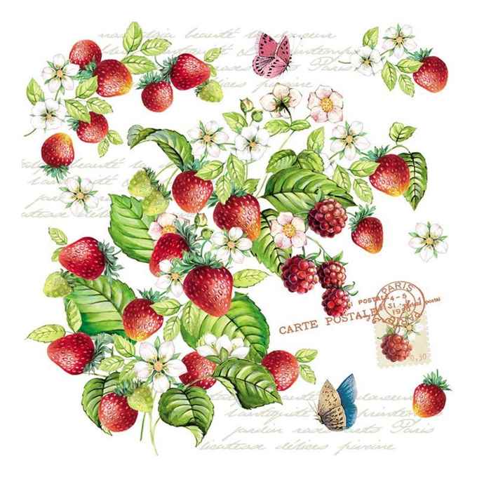 Pack of 20 paper napkins 3 ply