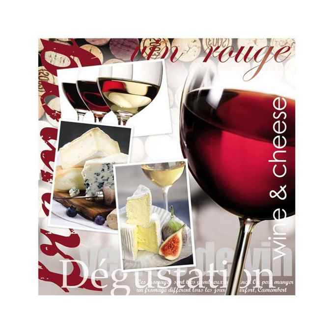 Pack of 20 paper napkins 3 ply