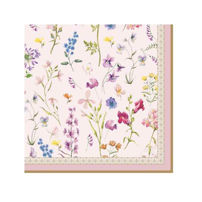 Pack of 20 paper napkins 3 ply