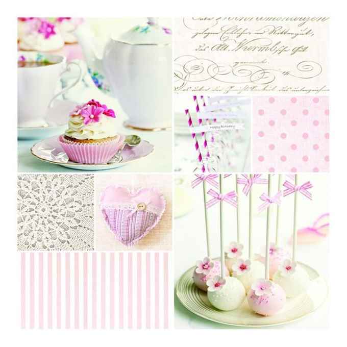 Pack of 20 paper napkins 3 ply