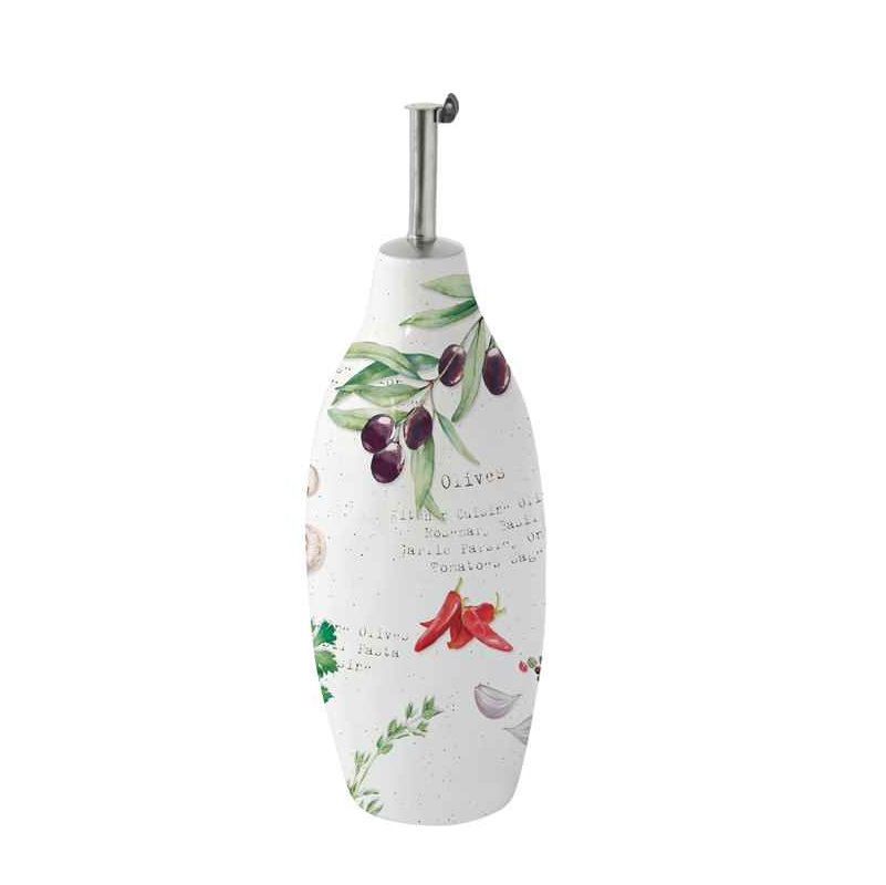 Porcelain oil / Vinegar bottle in colour box