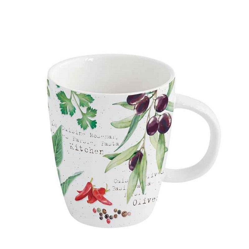 Porcelain mug in colour box