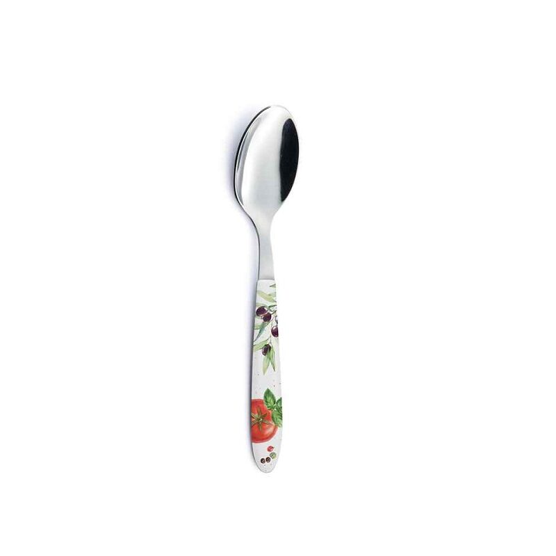 S/S Spoon with decorated handle