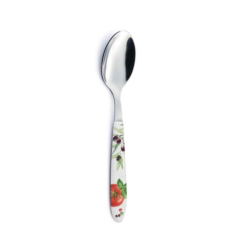 S/S Spoon with decorated handle
