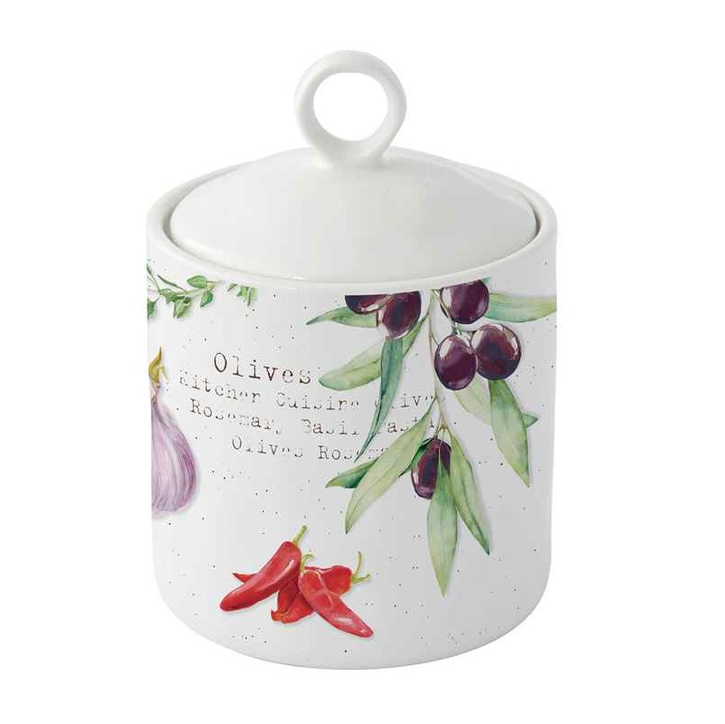 Porcelain storage jar