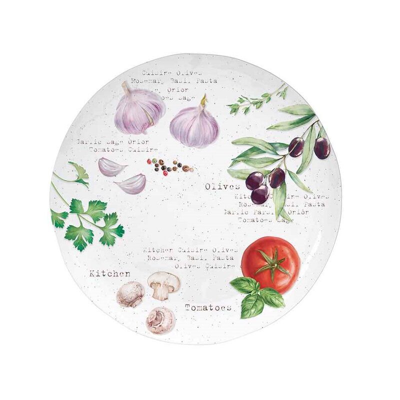 Porcelain side plate