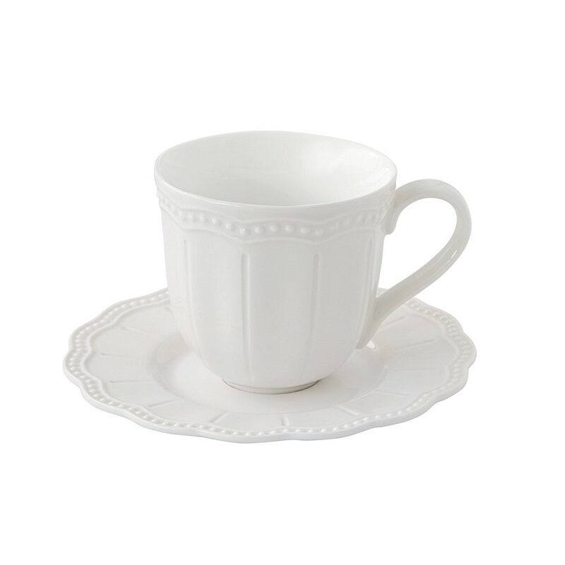 Porcelain coffee cup & saucer