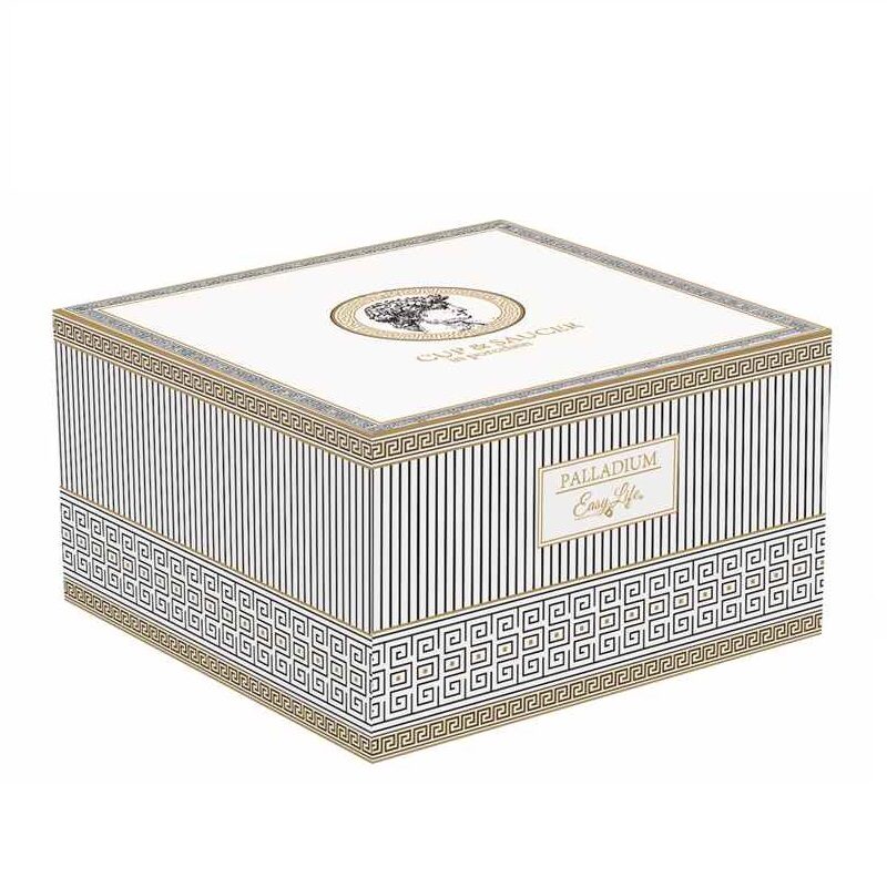 Porcelain cup & saucer in colour box