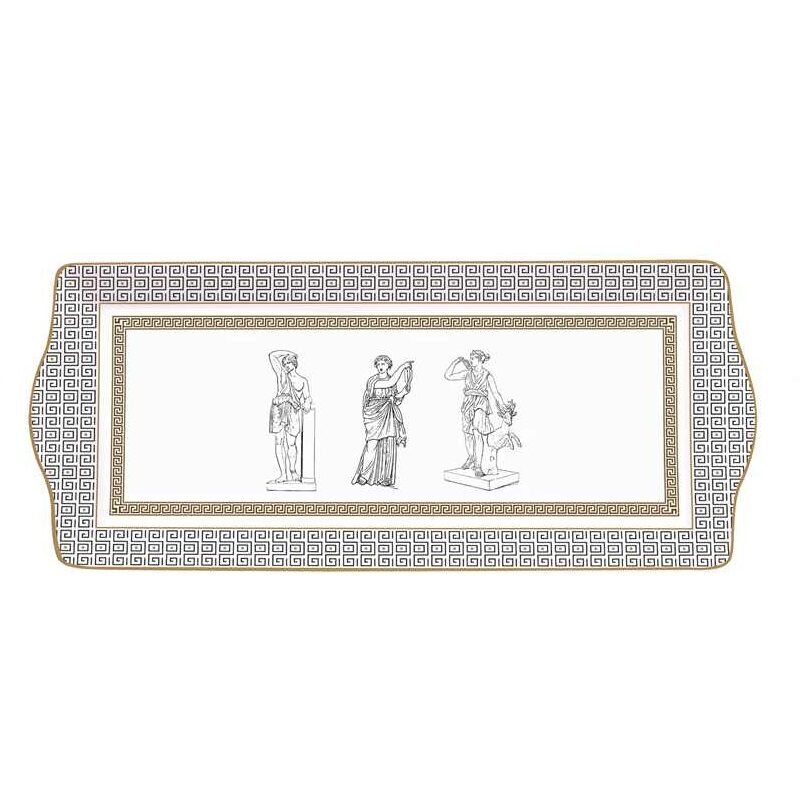 Porcelain serving platter in colour box