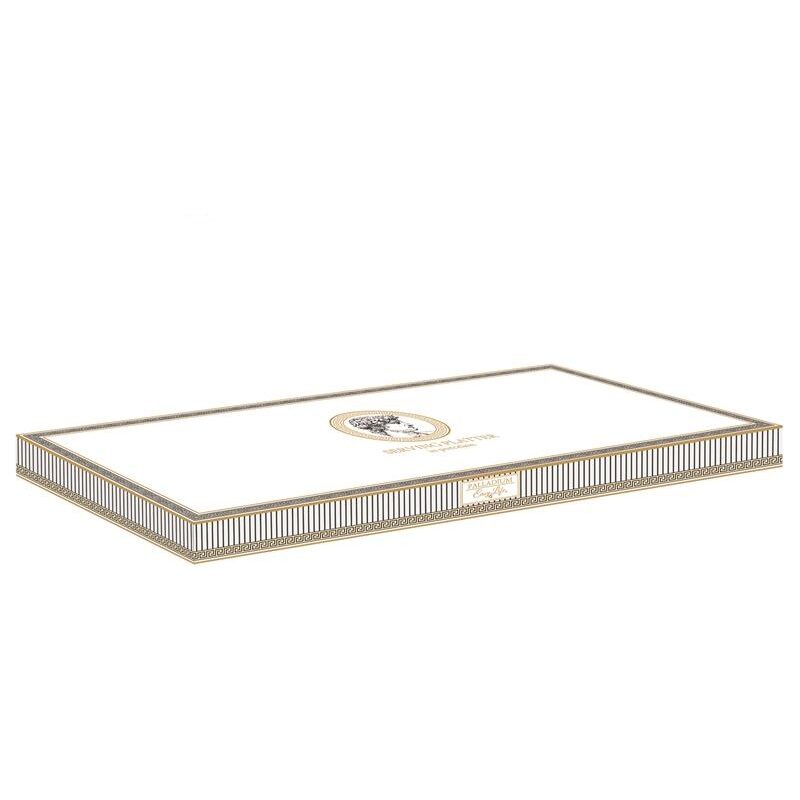 Porcelain serving platter in colour box