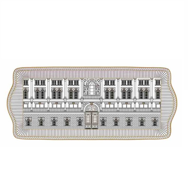 Porcelain serving platter in colour box
