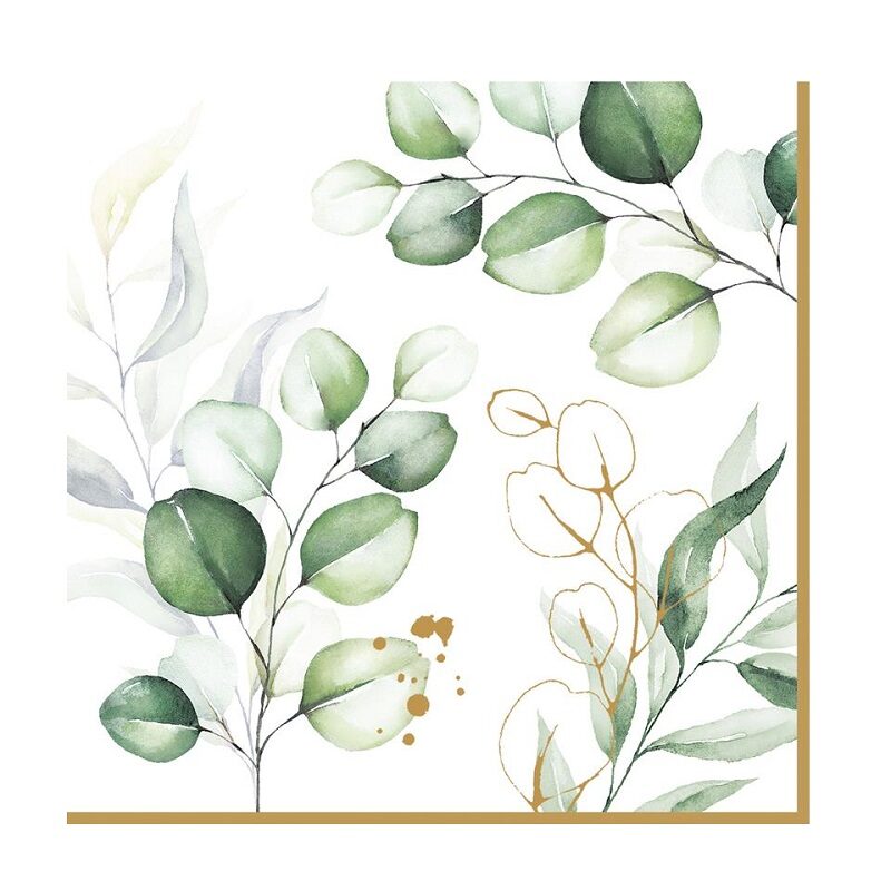 Pack of 20 paper napkins 3 ply