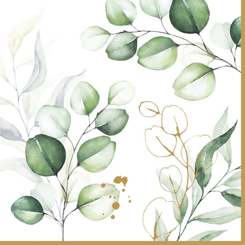Pack of 20 paper napkins 3 ply