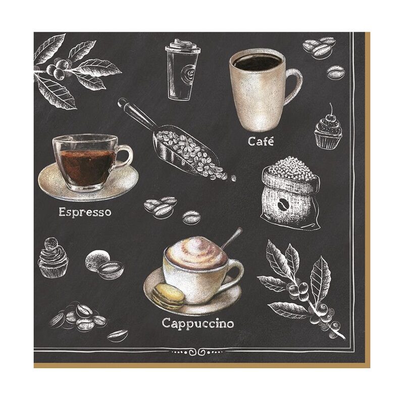 Pack of 20 paper napkins 3 ply