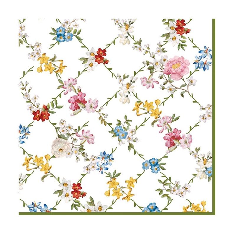 Pack of 20 paper napkins 3 ply