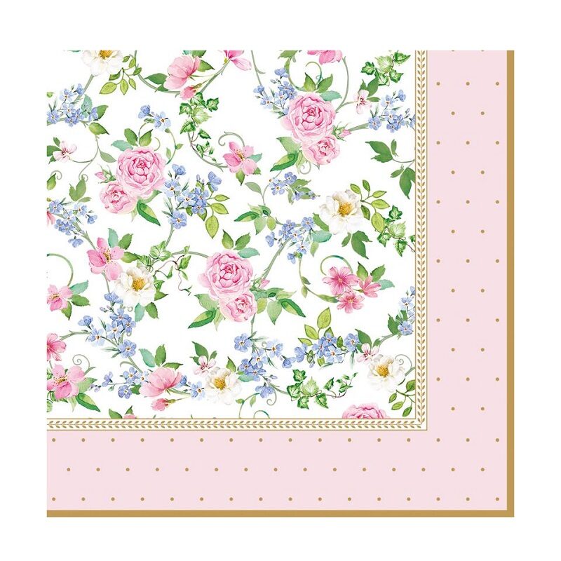 Pack of 20 paper napkins 3 ply
