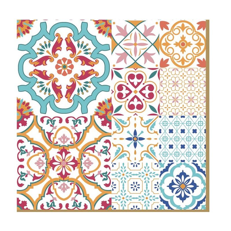 Pack of 20 paper napkins 3 ply