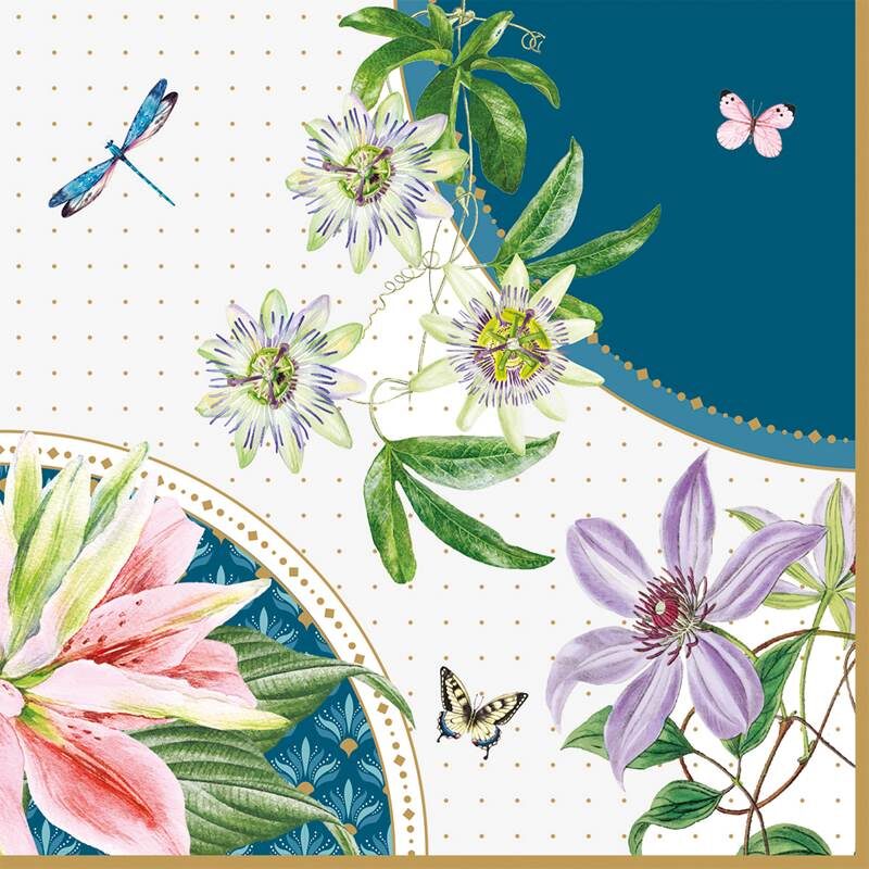 Pack of 20 paper napkins 3 ply