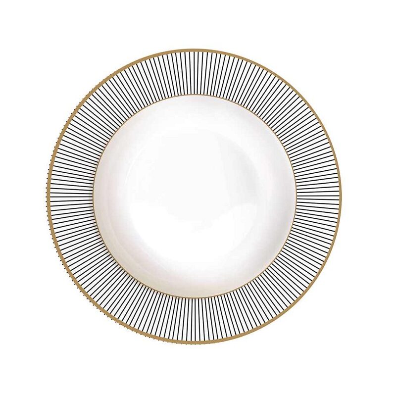 Porcelain soup plate