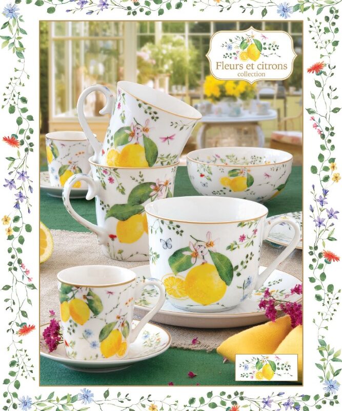 FLEURS ET CITRONS