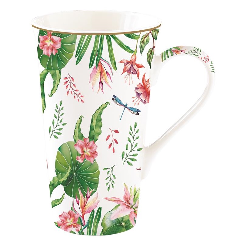 High quality porcelain mug in colour box