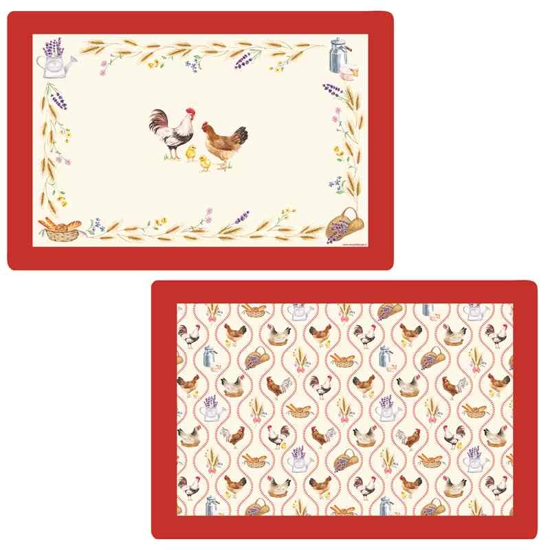 PP double side placemat