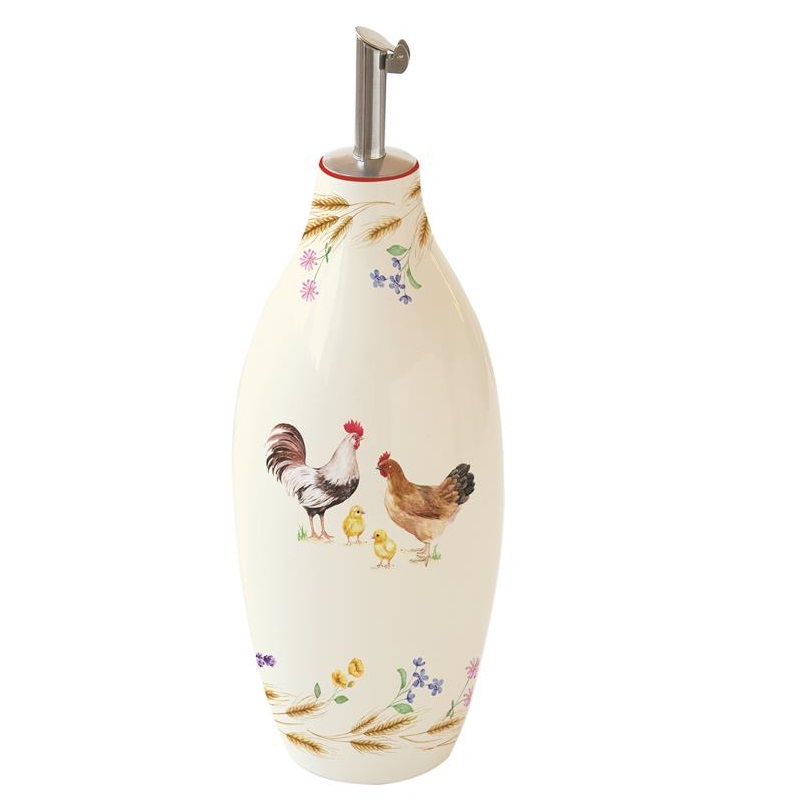 Porcelain Oil / Vinegar bottle in colour box