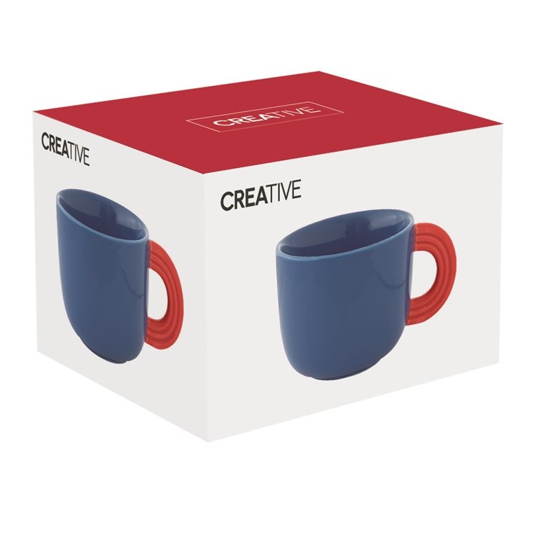 Porcelain breakfast cup in colour box