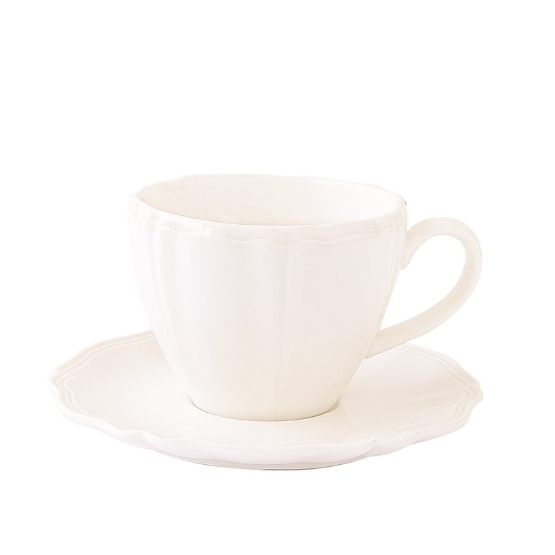 Porcelain coffee cup & saucer