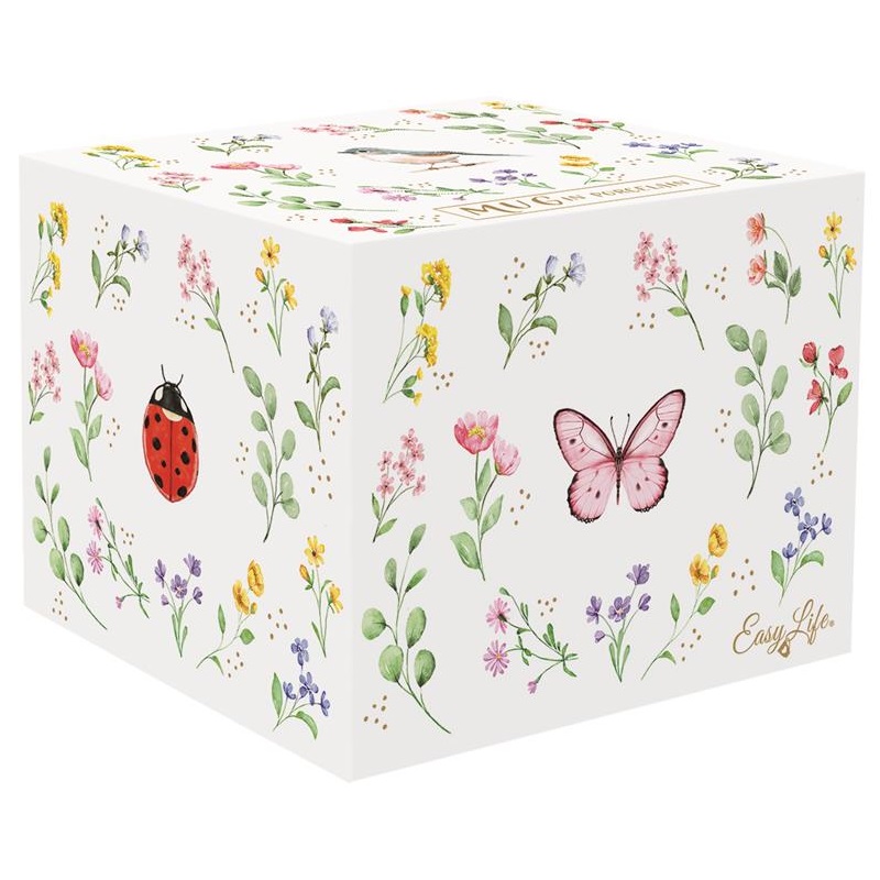 Porcelain mug in colour box