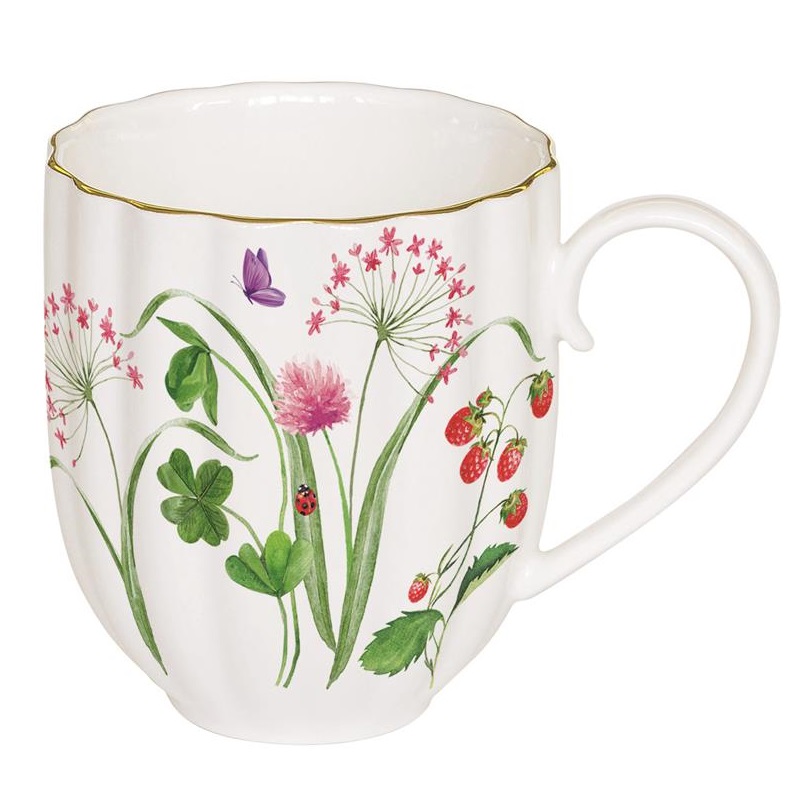 Porcelain mug in colour box       