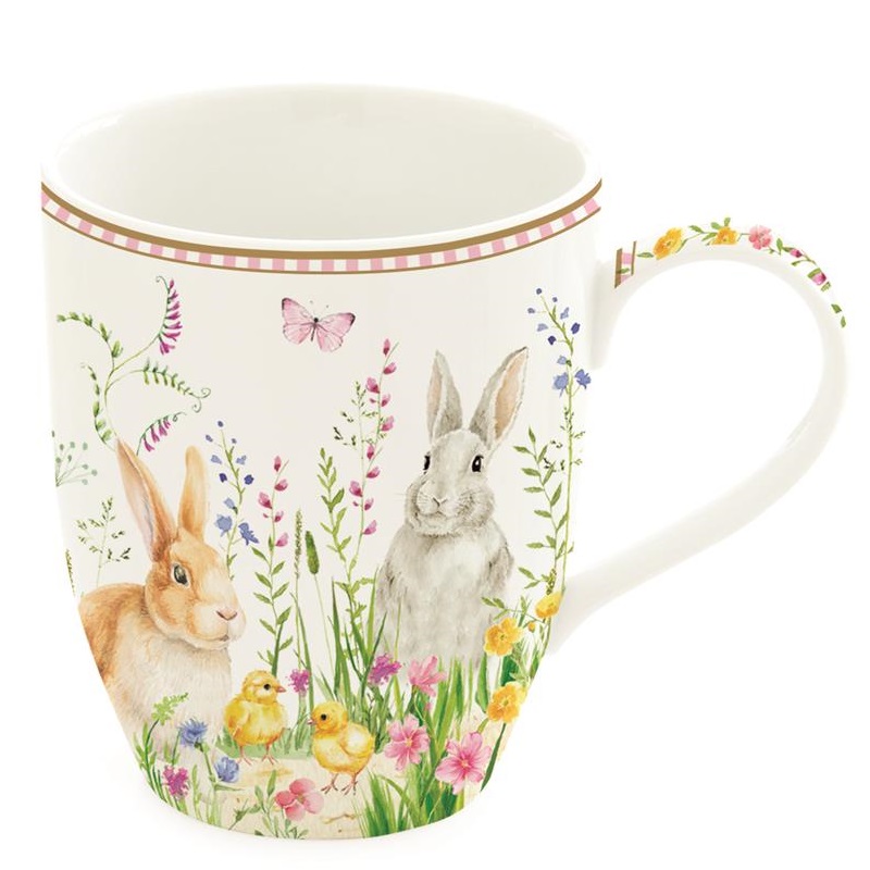 Porcelain mug in colour box