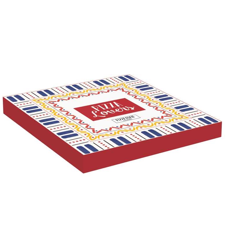 Porcelain pizza plate in colour box