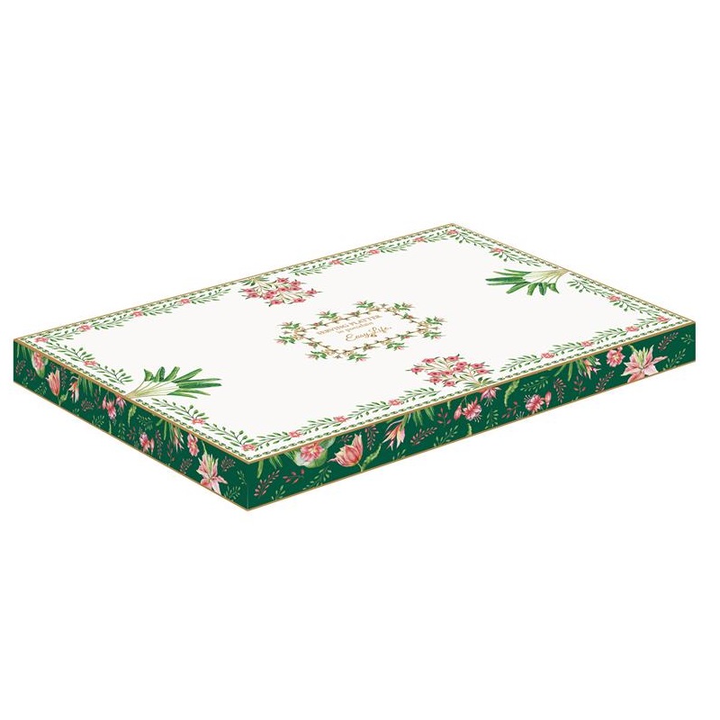 Porcelain serving platter in colour box