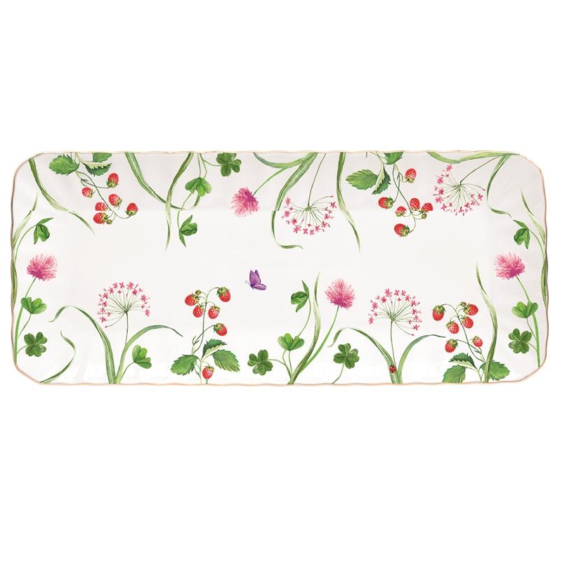 Porcelain serving platter in colour box