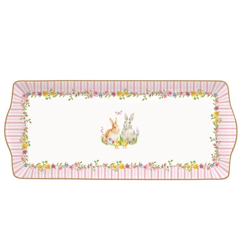 Porcelain serving platter in colour box